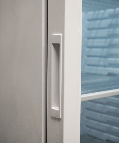 Commercial Freezer - White 382L Glass Door Display Freezer by - Model 7464.0062
