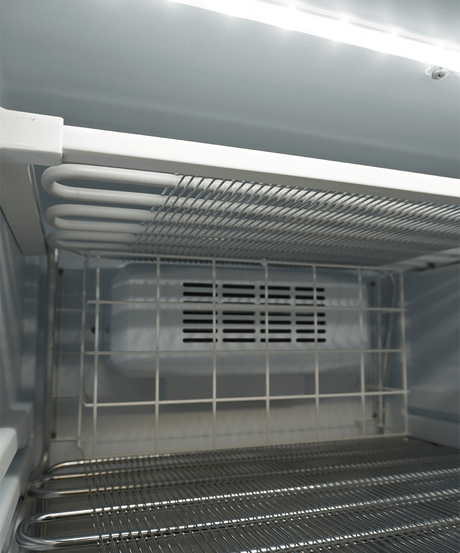 Commercial Freezer - White 382L Glass Door Display Freezer by - Model 7464.0062
