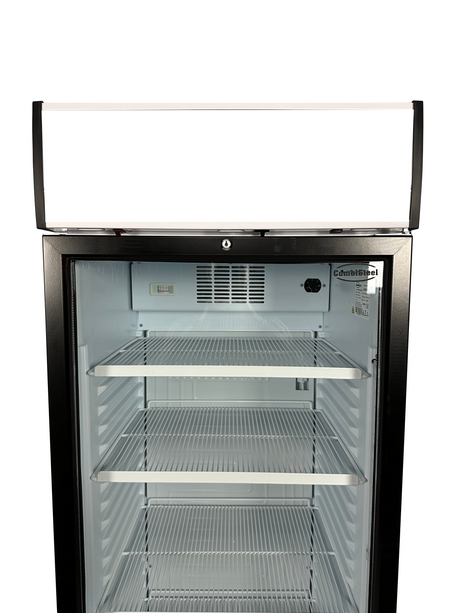 Commercial Bottle Cooler - Single Glass Door Display Cooler - Model 7464.0085