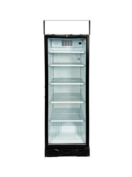Commercial Bottle Cooler - Single Glass Door Display Cooler - Model 7464.0085