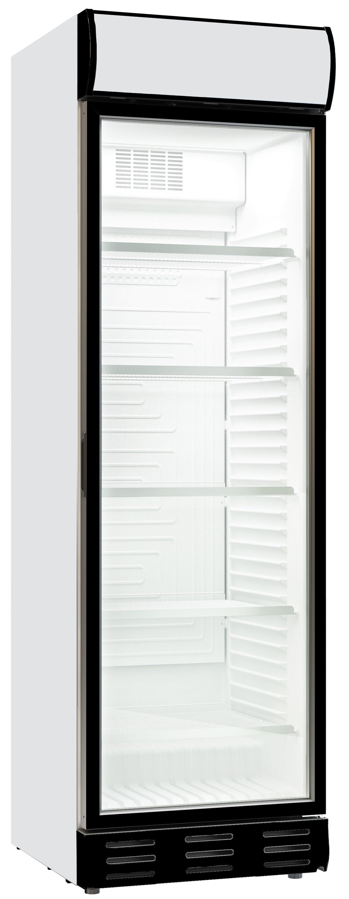 Sleek Combisteel 1-Door Glass Refrigerator with Left-Hinge - Model 7464.0088