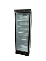 Chic 382L Combisteel Glass Door Refrigerator - Perfect for Stylish Cooling Solutions!