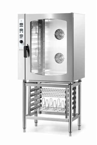 Combisteel Giorik Convection Oven, Gas 895 X768 X965 Mm. (Lxdxh), Cap. 10 X 1/1 Gn Temp. +50/+280°C, 0,9 + 19 Kw, 230 Volt, 160 Kg