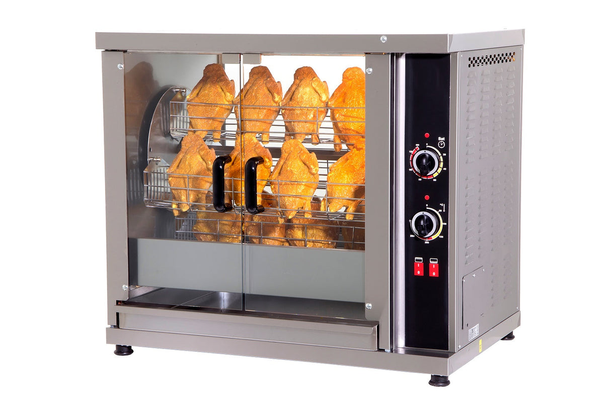 Premium Combisteel Electric Chicken Rotisserie with 3 Spits - Model 7472.0040