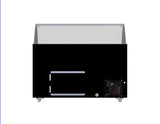 Sleek Combisteel Tenerife Ice Cream Counter Display Freezer - 10 x 5L Capacity in Chic Black