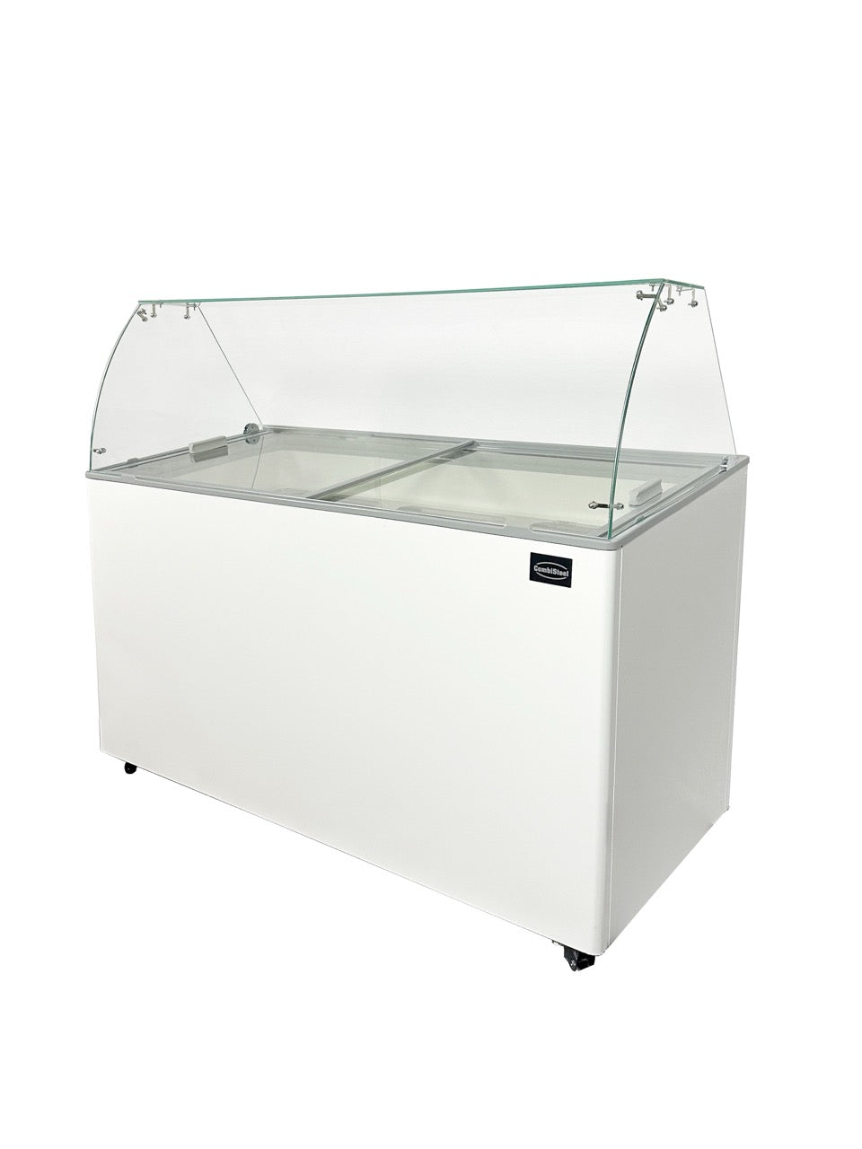 Sleek Corsica Ice Cream Display Freezer by Combisteel – Spacious 6 x 5 Litre Capacity!