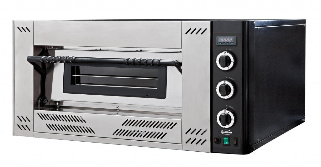 High-Performance Combisteel Single Deck Gas Pizza Oven – Perfect for 6 x 12 Inch Pizzas!