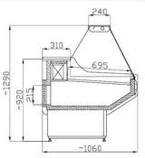 Premium Combisteel Cold Display Oven - Model 7486.0020