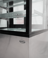 Commercial Display Fridge - Showcase your Delights: 270L Flat Glass Display Fridge for Deli and Patisserie
