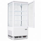 Commercial Display Fridge - 68L White Cold Display Refrigerator - Model 7487.0165
