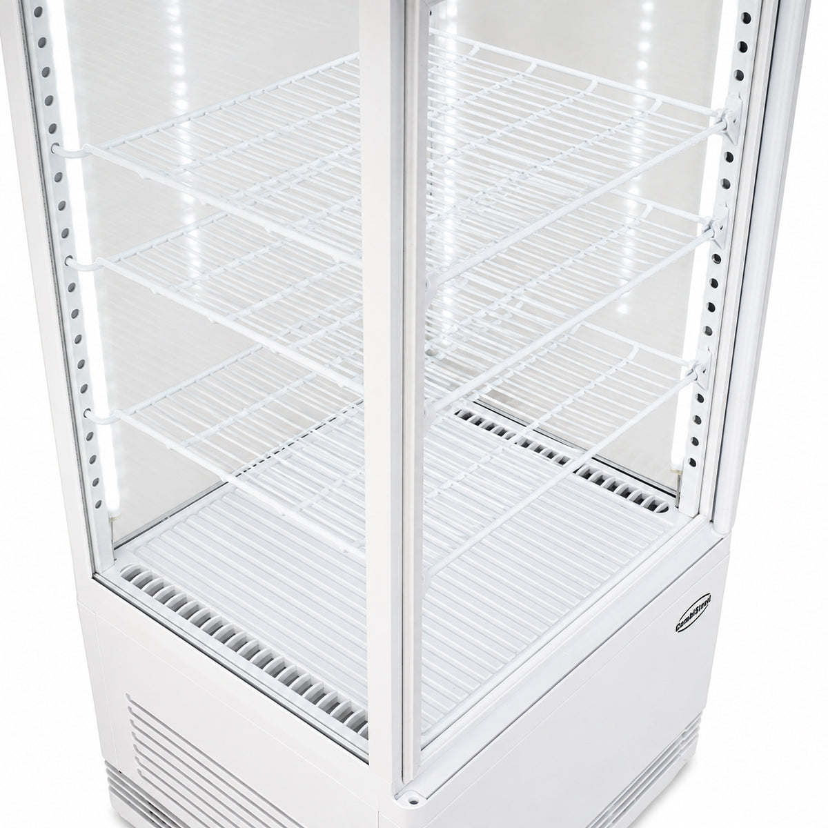 Commercial Display Fridge - 68L White Cold Display Refrigerator - Model 7487.0165