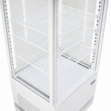Commercial Display Fridge - 68L White Cold Display Refrigerator - Model 7487.0165