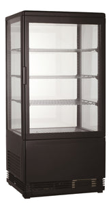 Sleek 78L Black Combisteel Cold Display – Model 7487.0175