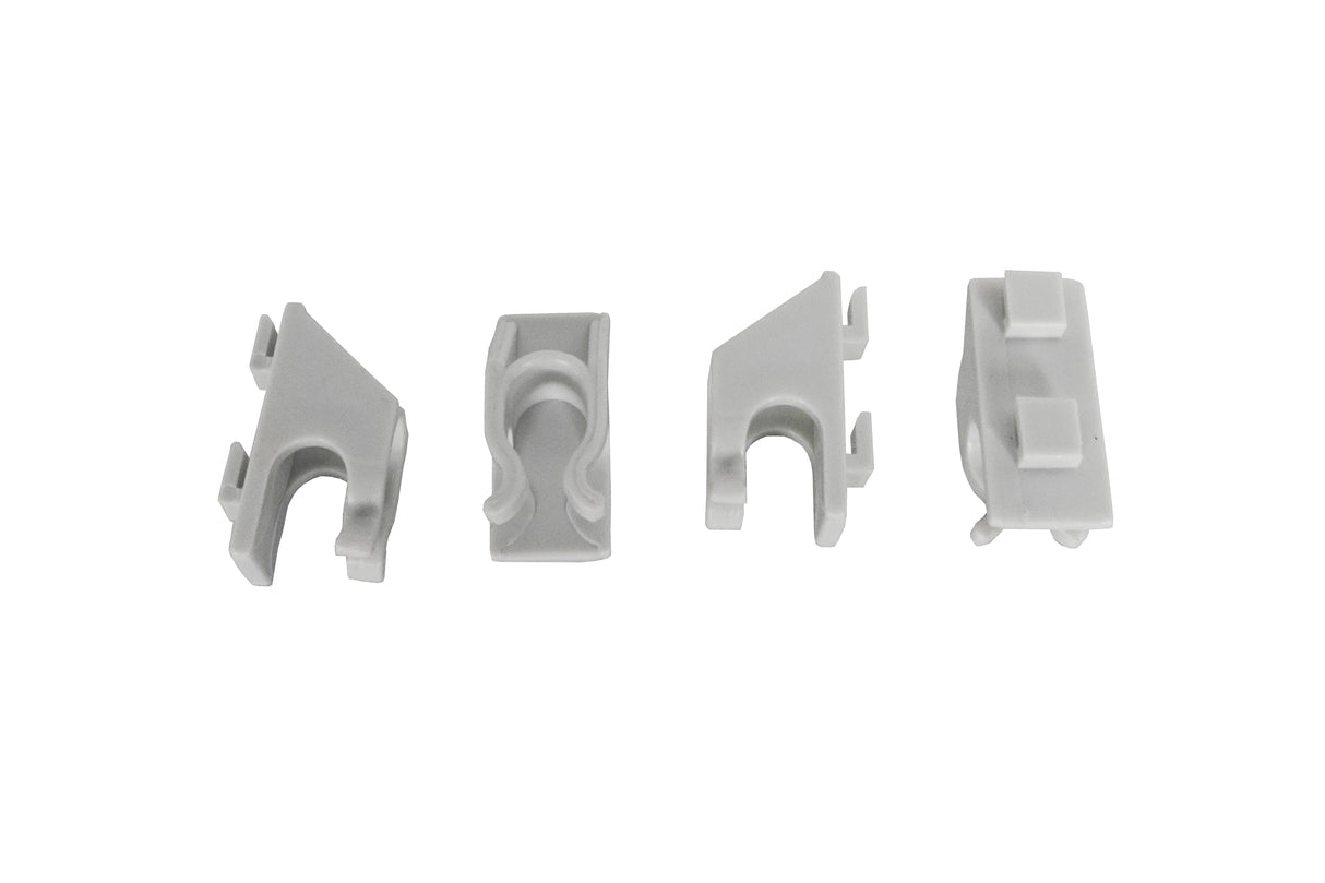 Essential Set of 4 White Clips by Combisteel for Models 7487.0165 - 7487.0182