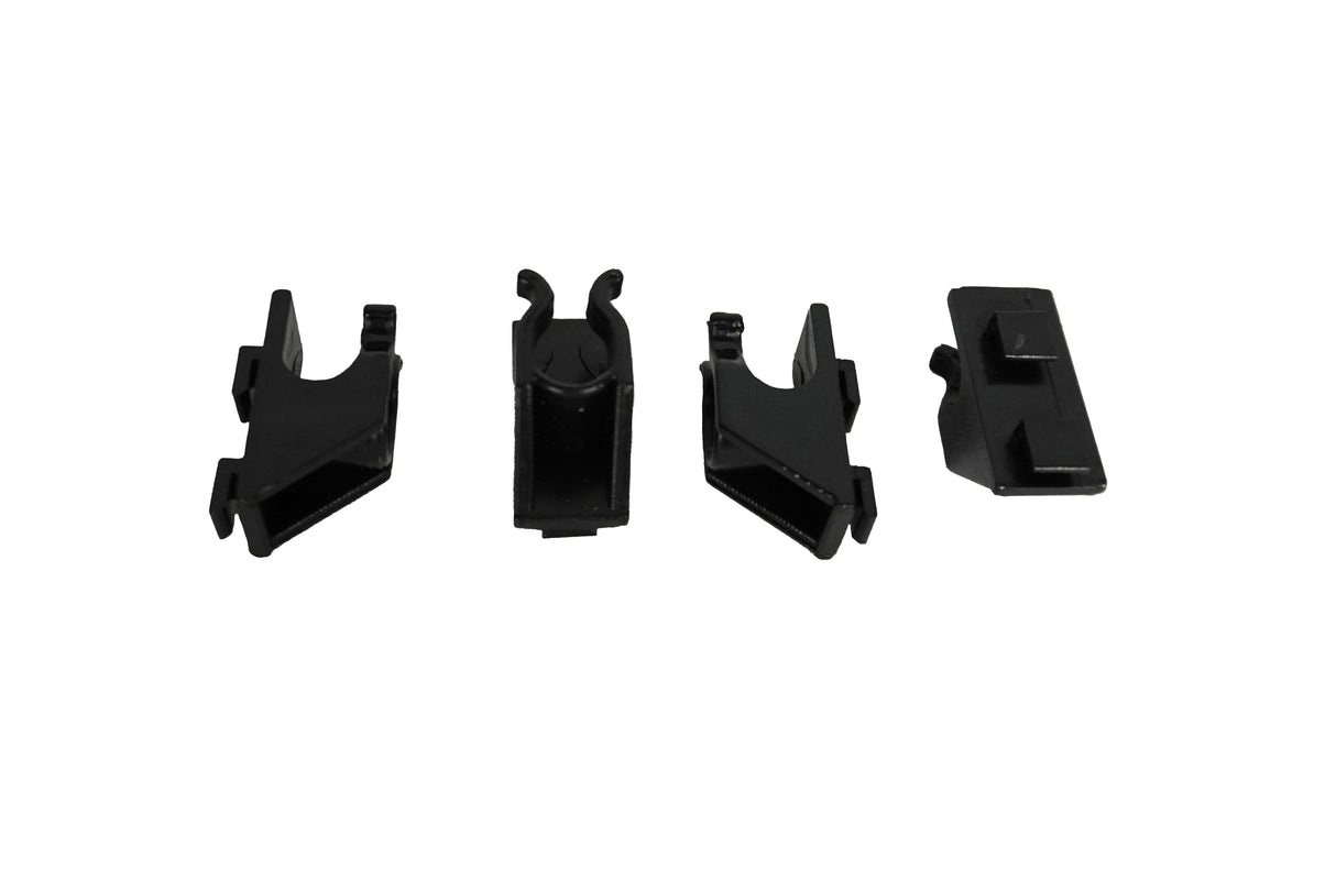 Stylish Black Combisteel Clip Set - 4 Clips for Models 7487.0170, 7487.0175, 7487.0180, and 7487.0184