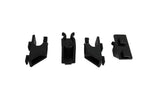 Stylish Black Combisteel Clip Set - 4 Clips for Models 7487.0170, 7487.0175, 7487.0180, and 7487.0184