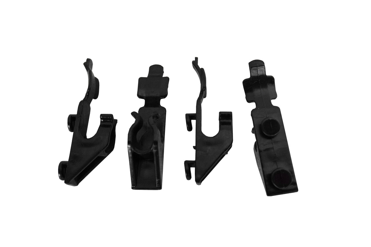 Versatile Black Clip Set for Combisteel Models 7487.0170-0175-0180 & 7487.0186 - 4 Durable Clips Included