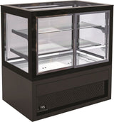 Showcase Your Sweet Treats: Combisteel 600L Flat Glass Deli Patisserie Display Fridge - Model 7489.5465