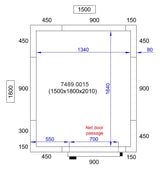 Combisteel Cold And Freezer Room 1500 X1800 X2010