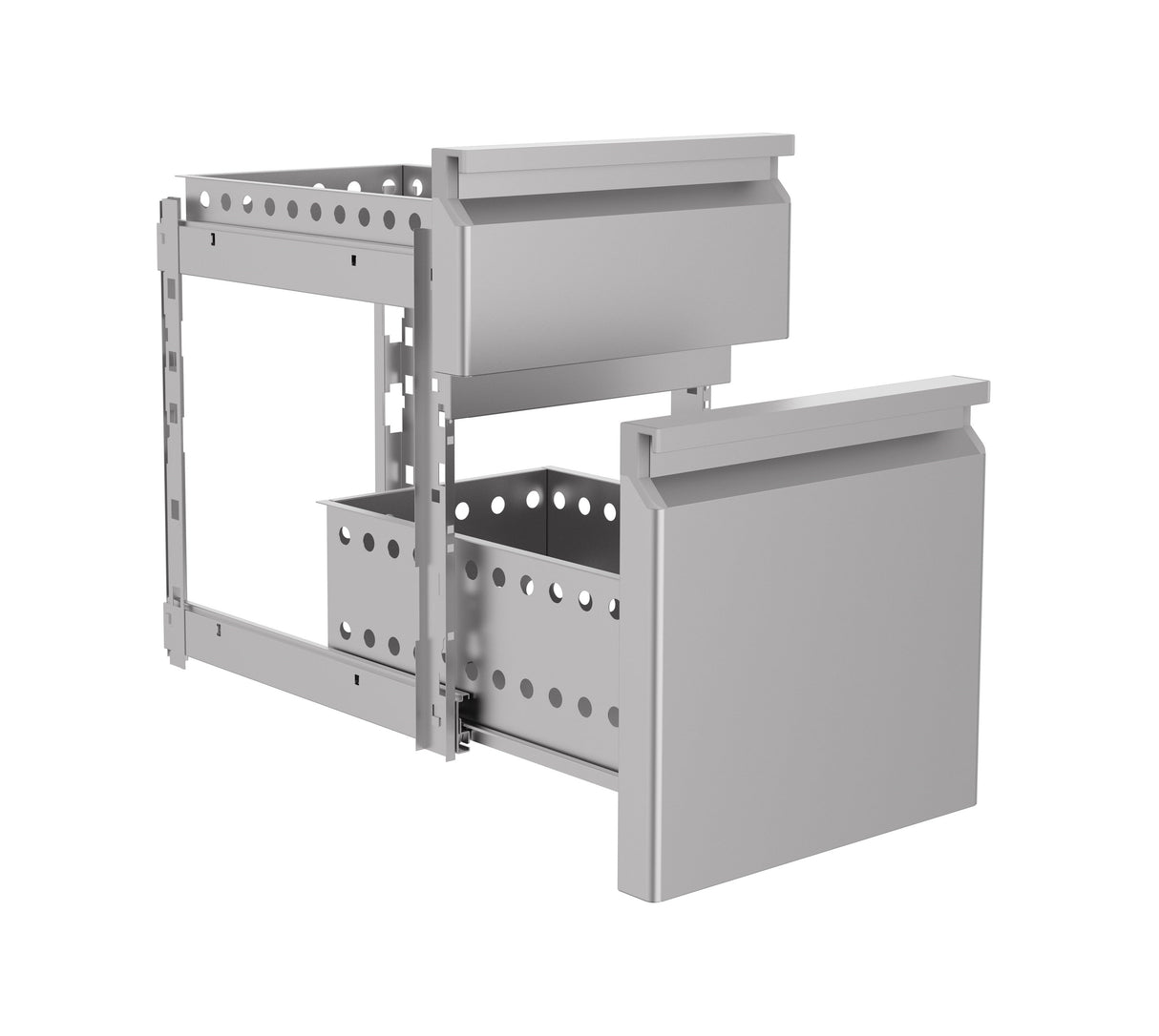 Elevate Your Storage with the Combisteel 2/3 Monoblock Soft Closing Drawer Set - Model 7489.0524