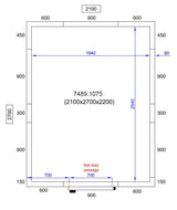 Combisteel Cold And Freezer Room 2100 X2700 X2200