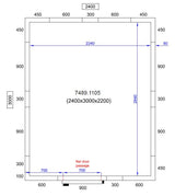 Combisteel Cold And Freezer Room 2400 X3000 X2200