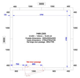 Combisteel Cold And Freezer Room 3000x3000x2400 120 Mm *Transport On Request*