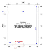 Combisteel Cold And Freezer Room 3000x3600x2400 120 Mm *Transport On Request*