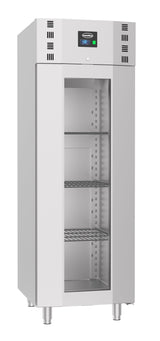 Premium 700L Stainless Steel Glass Door Freezer by Combisteel - Mono Block Design