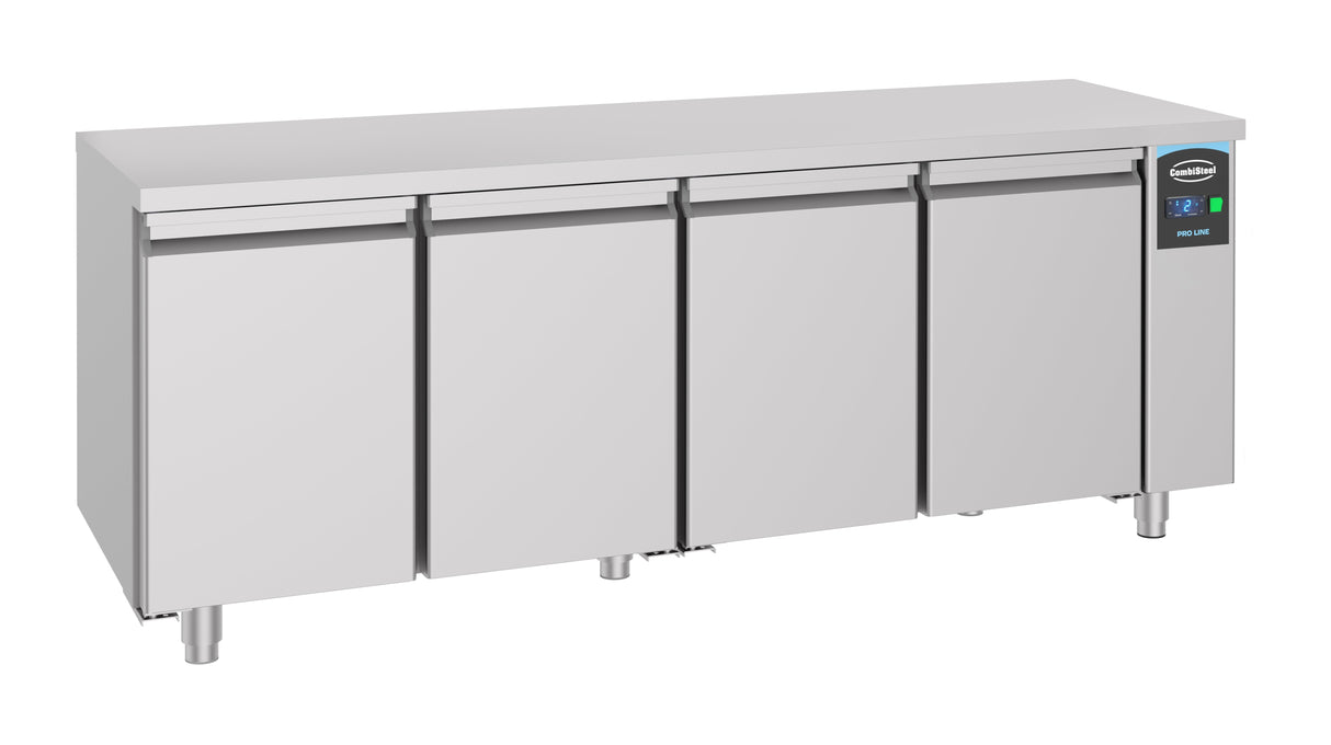 Premium 4-Door Refrigerated Counter by Combisteel - Model 700 (Motor Not Included) - Ideal for Your Commercial Kitchen