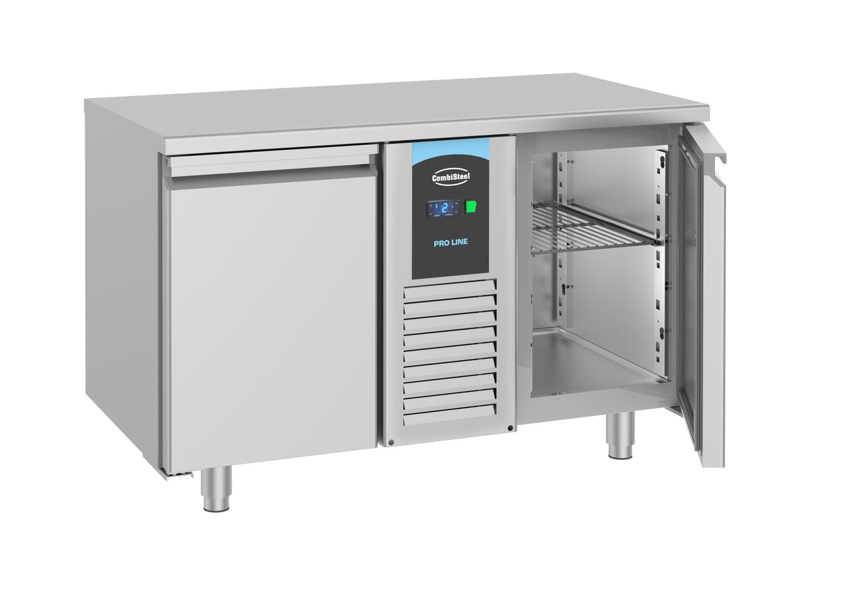 Experience the Ultimate in Cooling with the Combisteel 700 Negative Refrigerated Counter: Double Doors, Mono Block Energy Efficient Design - Model 7489.5130