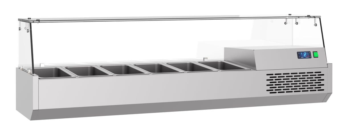 Premium Combisteel Refrigerated Countertop with 6 x 1/3 GN Capacity - Model 7489.5240