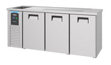 Ultimate 3-Door Beer Display Counter - Combisteel 1L Model