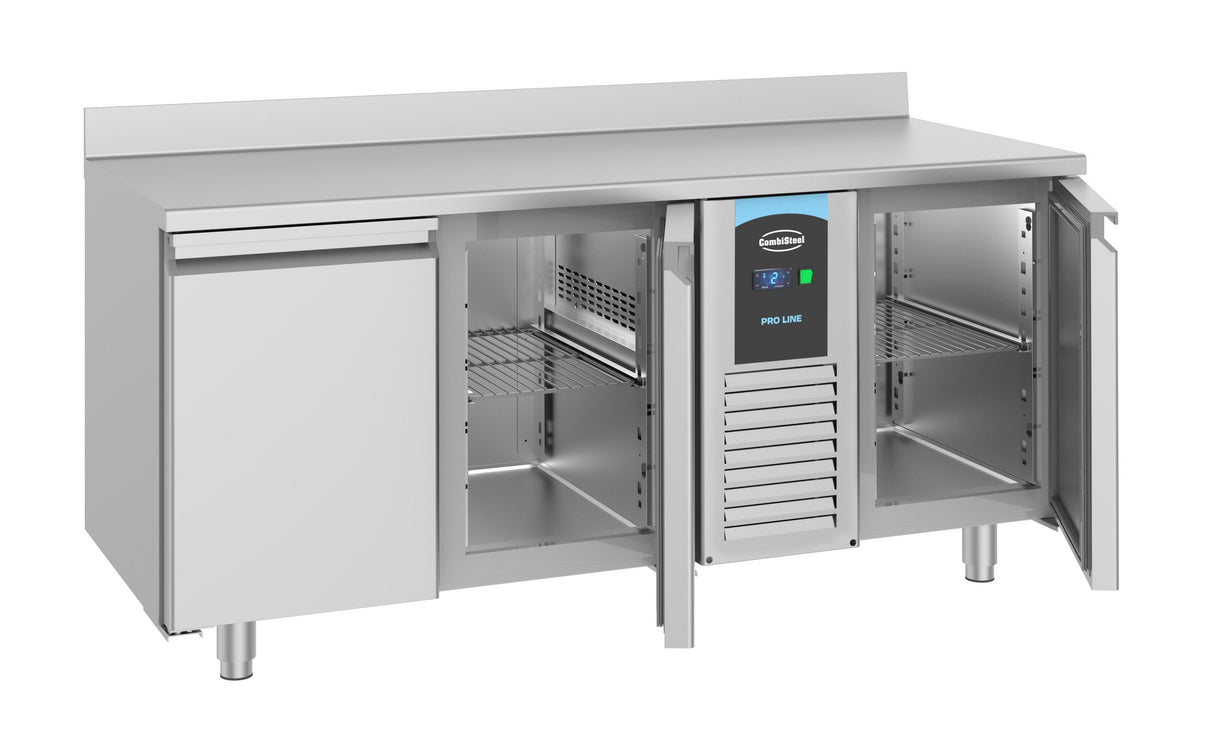 Maximize Your Kitchen Efficiency with the Combisteel 700 Refrigerated Counter Upstand - 3 Door Mono Block Design!