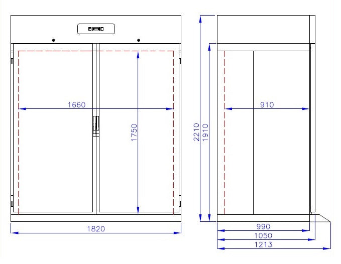 Experience Ultimate Freshness with the Combisteel 1400L Stainless Steel Roll-In Freezer - Mono Block Design!