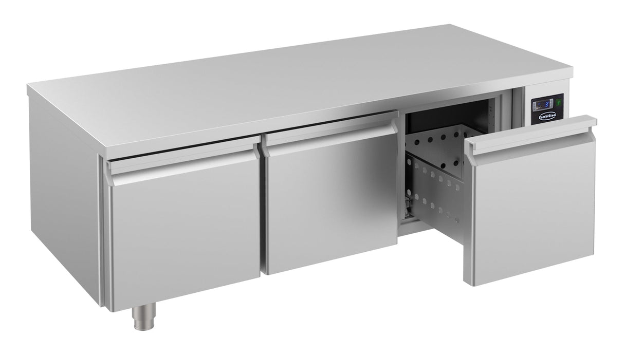 Enhance Your Kitchen with the Combisteel 600mm Refrigerated Counter Featuring 3 Convenient Drawers - Model 7489.5480