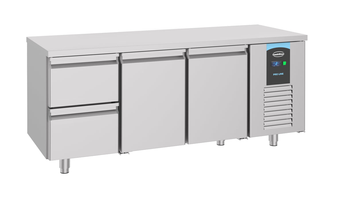 Combisteel 700 Premium Refrigerated Counter with Dual Doors and Convenient Drawers - Model 7489.5520