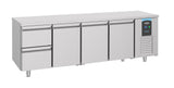 Elevate Your Kitchen with the Combisteel 700 Refrigerated Counter - Featuring 3 Spacious Doors and 2 Convenient Drawers!