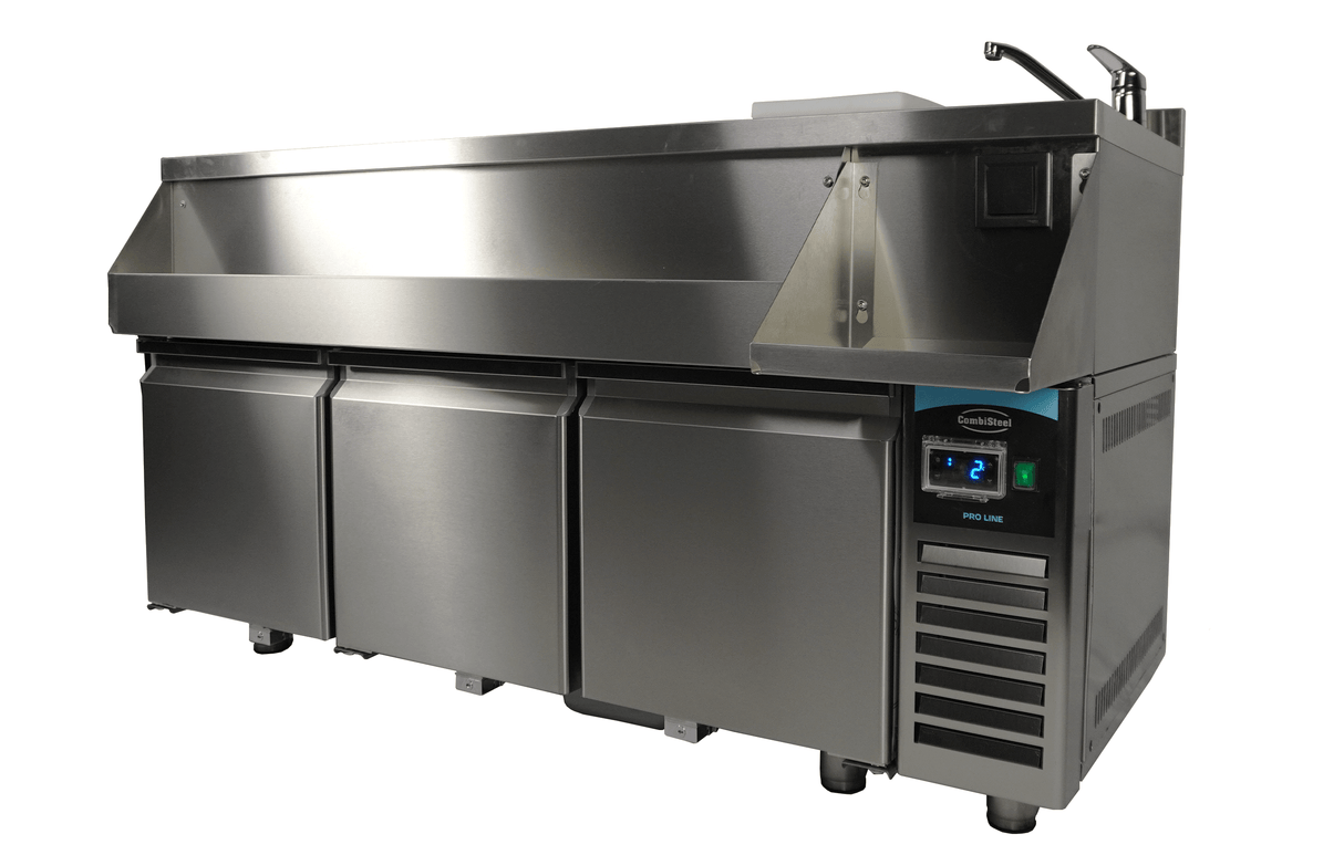 Combisteel Refrigerated Counter 3 Doors With Cocktail Bar Station