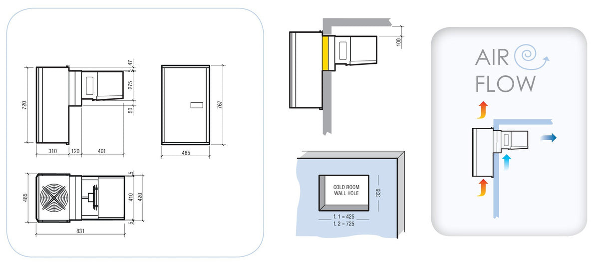 Transform your space with the Combisteel 11-20 M3 Positive Wall-Mounted Unit - Model 7492.0085