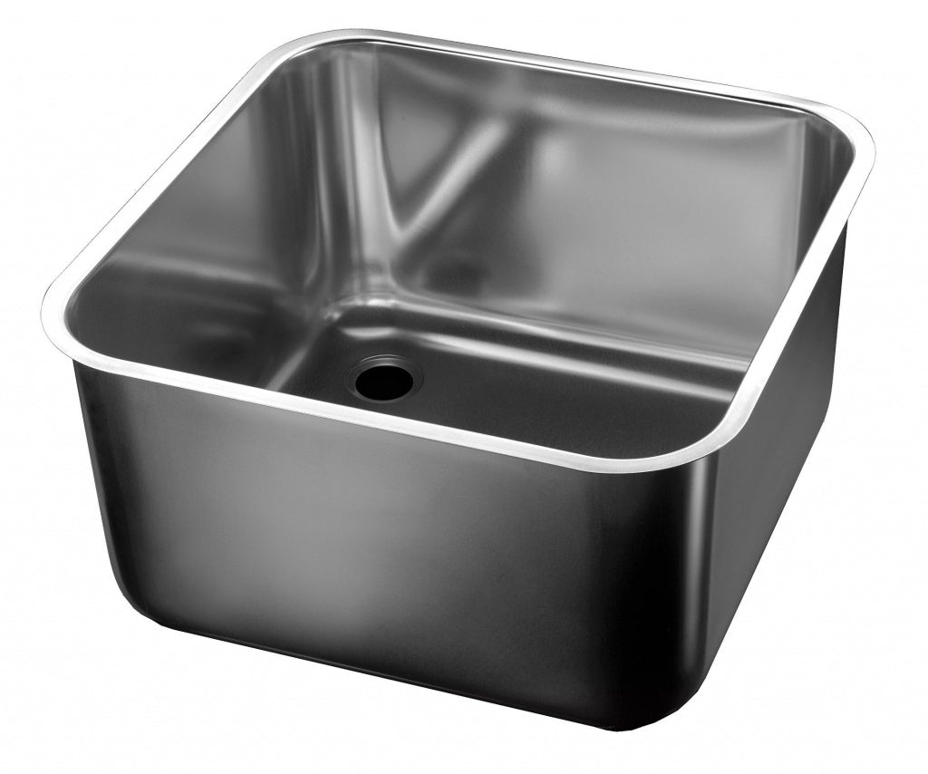 Elevate Your Kitchen with the Combisteel Premium Stainless Steel Inset Sink Bowl - 400x400x200 mm (Model: 7493.0015)