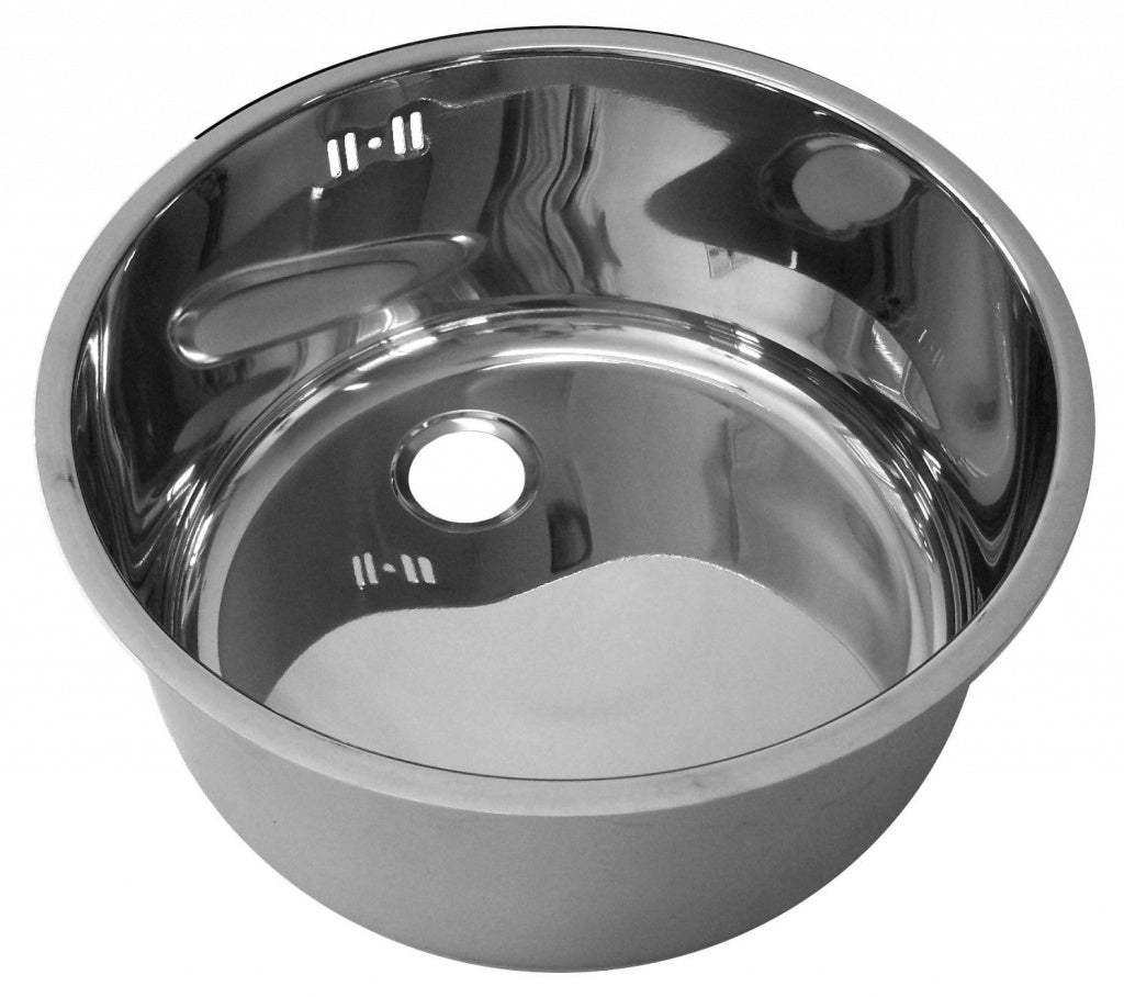 Premium 300mm Stainless Steel Round Inset Sink Bowl by Combisteel - Model 7493.0035