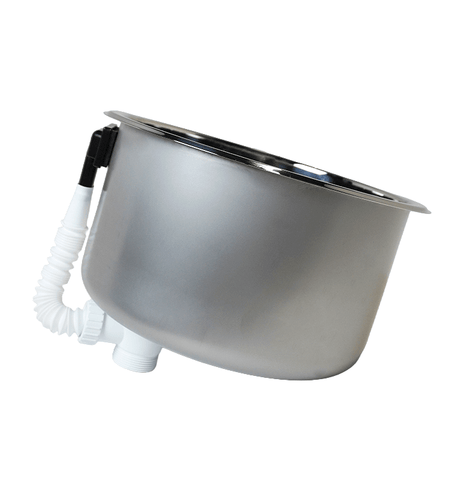 Commercial Sink - 300mm Stainless Steel Round Inset Sink Bowl by - Model 7493.0035