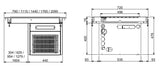 Versatile Combisteel 6-Compartment Drop-In Refrigerated Top Unit - Model 7495.0025