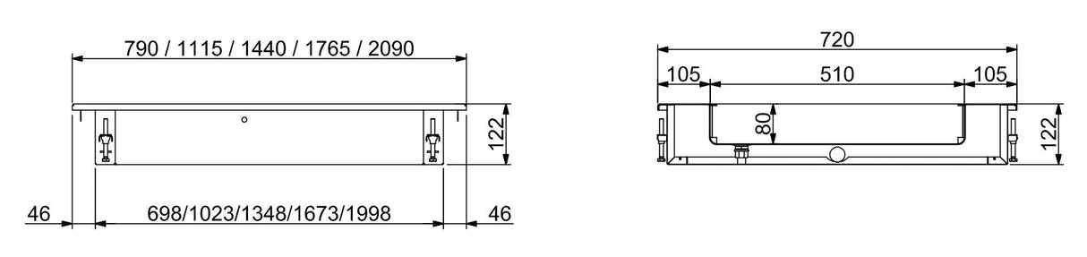 Elevate Your Beverage Service with the Combisteel 4/1 Drop-In Crushed Ice Bin - Model 7495.0100
