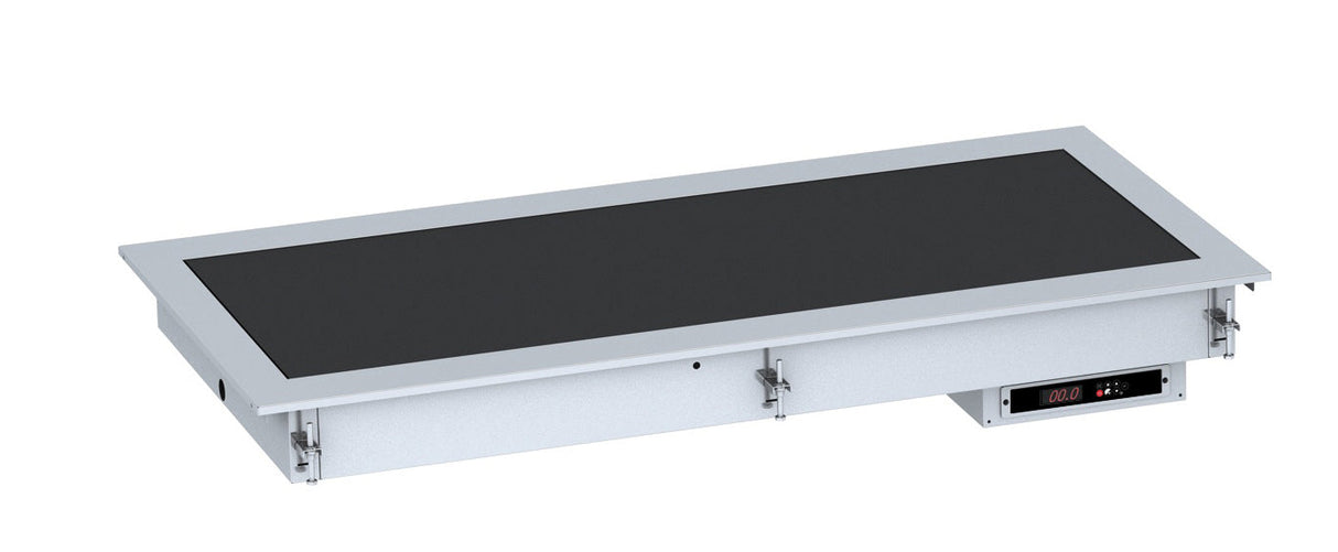 Experience Culinary Excellence with the Combisteel Black Drop-In Heated Ceramic Top 2/1 - Model 7495.0225