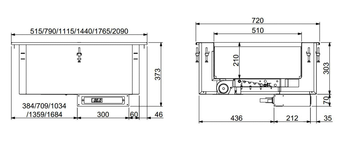 Elevate Your Food Service with the Combisteel Drop-In Bain-Marie Unit - 5/1 Hot Air Configuration (Model 7495.0280)