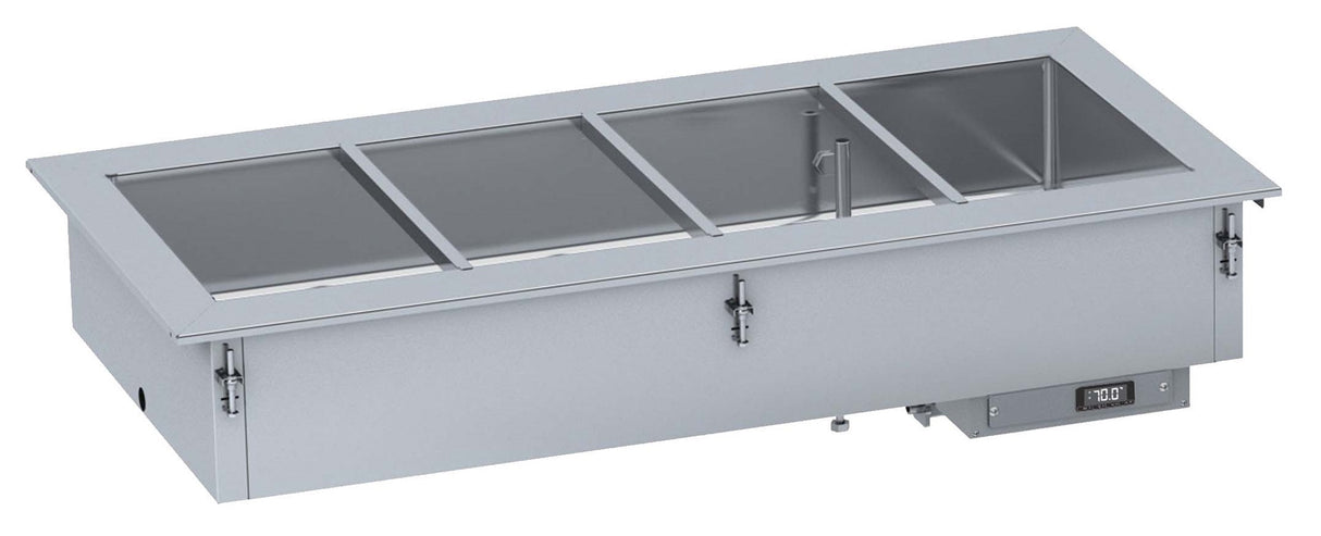 Elevate Your Catering Experience with the Combisteel 2/1 Drop-In Bain-Marie Unit - Features Automatic Water Filling! Model 7495.0285