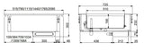 Elevate Your Buffet Experience with the Combisteel 3/1 Drop-In Bain-Marie Unit - Manual Water Filling - Model 7495.0315