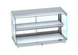 Sleek White Ceramic Heated Display Case - Combisteel Drop-In Design (3/1) - Model 7495.0345